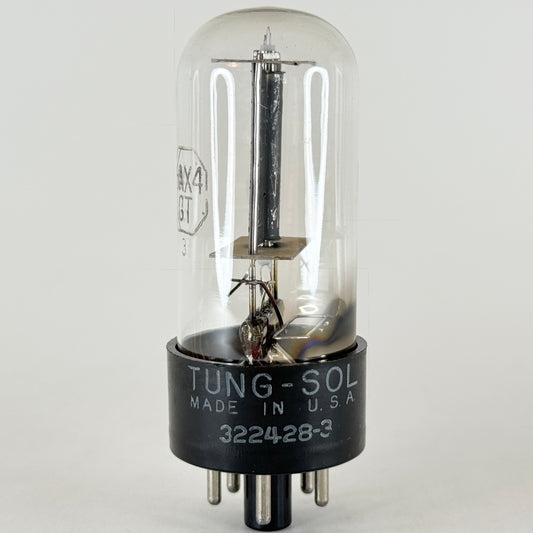(1) Tested 1954 Tung Sol 6AX4GT Tube Code 428-3 6AX4 GT Half Wave Rectifier Tube