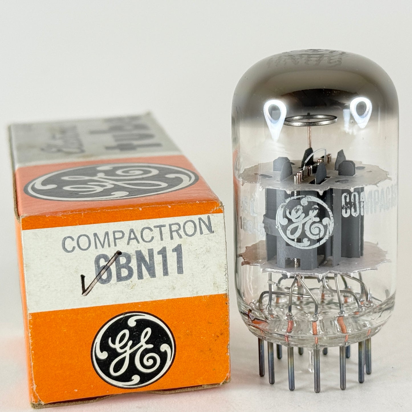(1) Tested GE 6BN11 Tube with Box Date Code EL General Electric Double Pentode