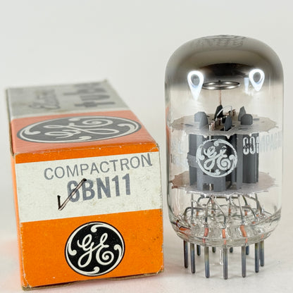 (1) Tested GE 6BN11 Tube with Box Date Code EL General Electric Double Pentode
