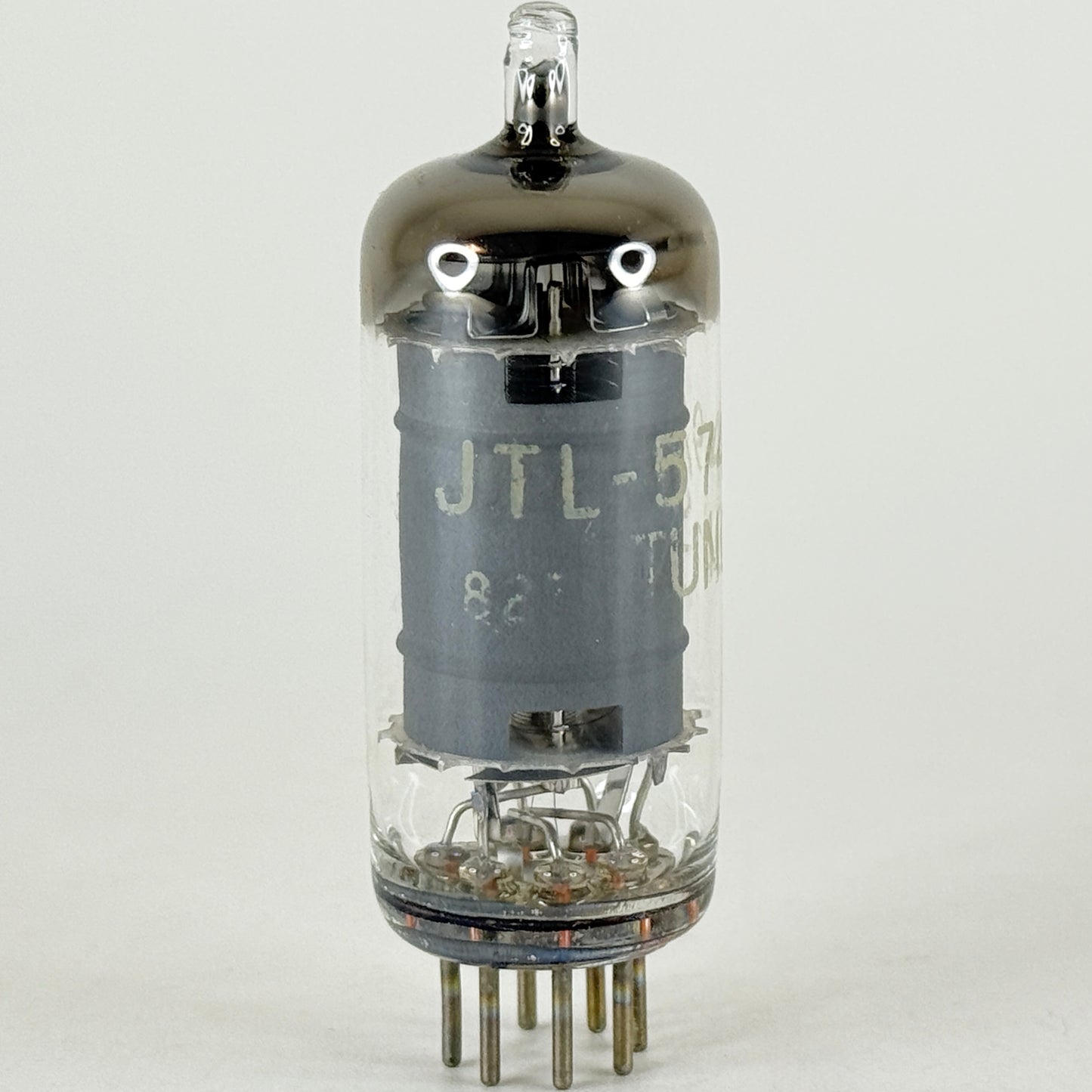 (1) Tested 1958 Tung Sol JTL 5749 6BA6W Tube and Box Code 58-27 Mil Spec Pentode