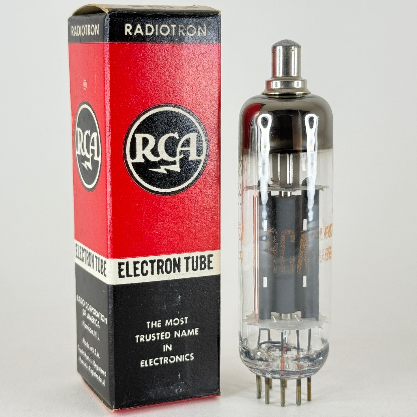 (1) Tested Very Strong RCA 6AF3 Tube with Box Date Code ND Half Wave Rectifier