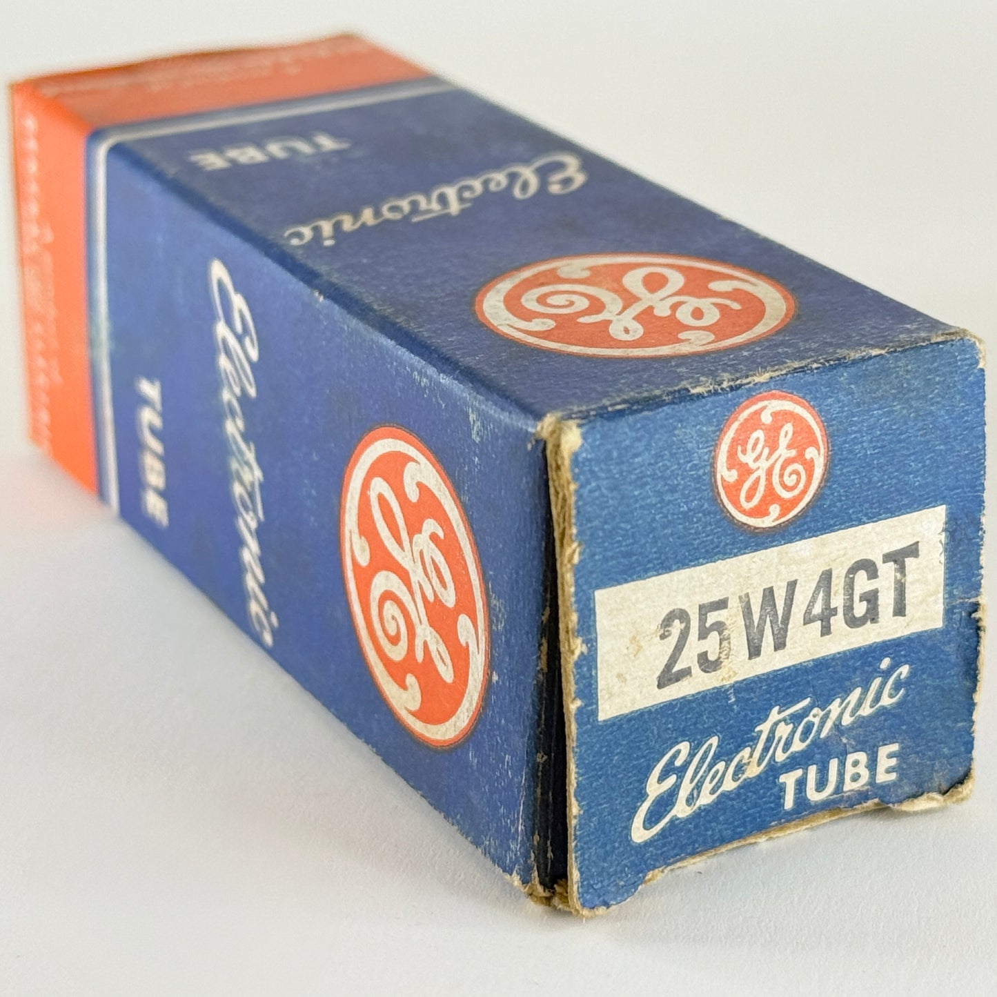 (1) Tested GE 25W4GT Tube with Box Code 1-30 General Electric 25W4 GT Rectifier