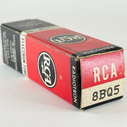 (1) Tested Very Strong RCA 8BQ5 Tube with Box Date Code ND Power Pentode Tube