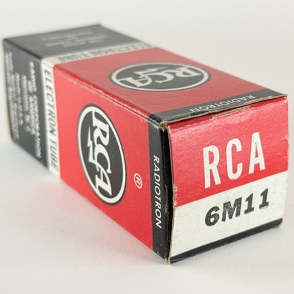 (1) Tested RCA 6M11 Tube with Box Date Code BG Double Triode Pentode Vacuum Tube