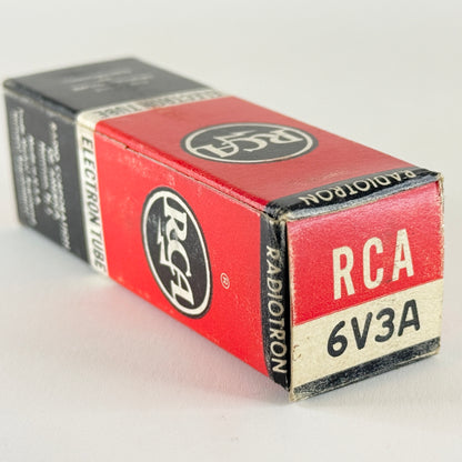 (1) Tested RCA 6V3A Tube with Box Date Code MS 6V3 A Rectifier Vacuum Tube
