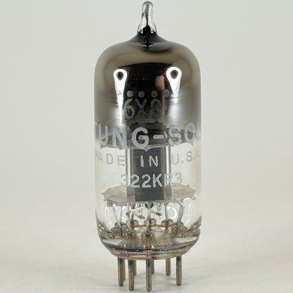 (1) Tested Tung Sol 6X8 Tube with Box Code KR3 Triode Pentode Converter Tube