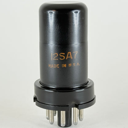 (1) Tested Very Strong RCA 12SA7 Tube with Box Date Code NR Converter Tube