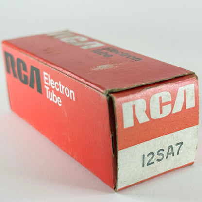 (1) Tested Very Strong RCA 12SA7 Tube with Box Date Code NR Converter Tube