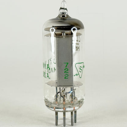 (1) Tested 1957 Sylvania 2D21 Tube with Box Date Code 722 Tetrode Thyratron Tube