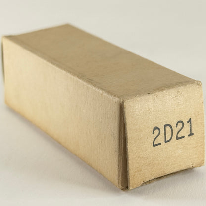 (1) Tested 1957 Sylvania 2D21 Tube with Box Date Code 722 Tetrode Thyratron Tube