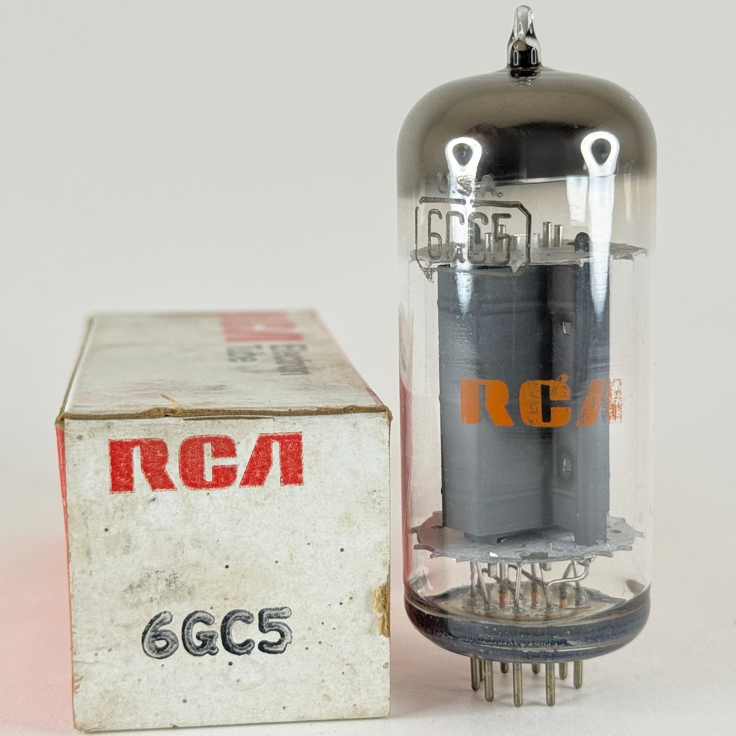 (1) Tested RCA 6GC5 Tube with Box Noval Base Beam Power Vacuum Tube