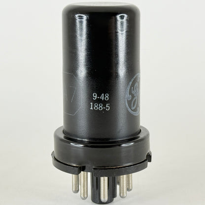 (1) Tested Strong GE 6SA7 Tube and Box Date Code 9-48 Pentagrid Converter Tube