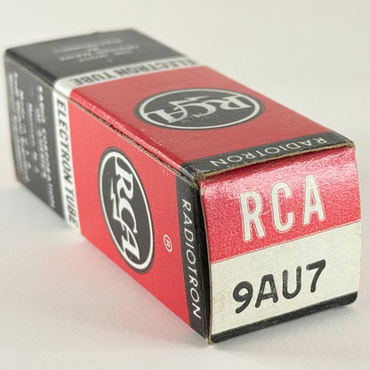 (1) Tested RCA 9AU7 Tube and Box Date Code NF RCA 9AU7 Double Triode Tube (a)