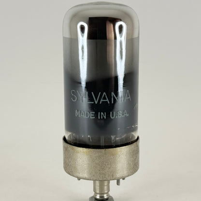 (1) Tested Balanced 1958 Sylvania 50X6 Tube with Box Code 8-52 Loctal Rectifier