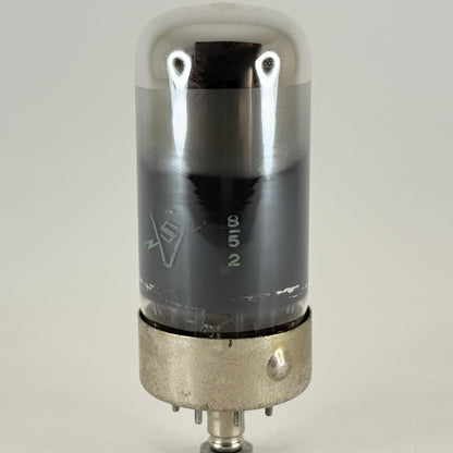 (1) Tested Balanced 1958 Sylvania 50X6 Tube with Box Code 8-52 Loctal Rectifier