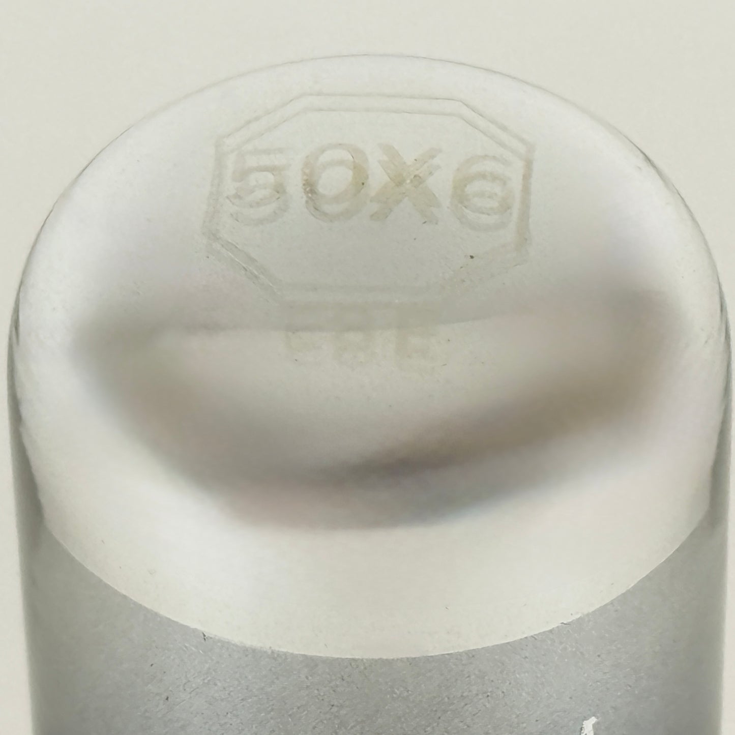 (1) Tested Balanced 1958 Sylvania 50X6 Tube with Box Code 8-52 Loctal Rectifier