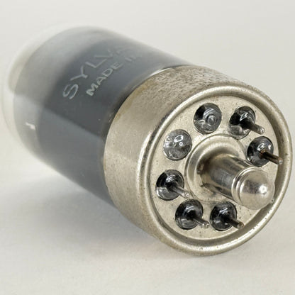 (1) Tested Balanced 1958 Sylvania 50X6 Tube with Box Code 8-52 Loctal Rectifier