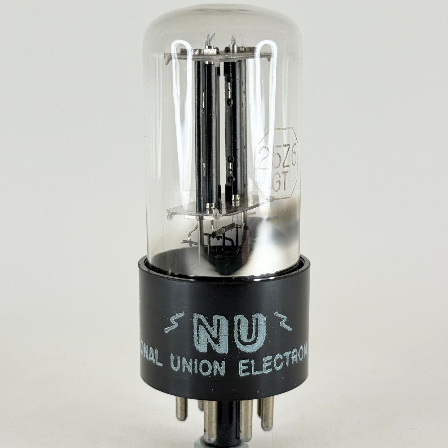 (1) Tested Balanced National Union 25Z6GT Tube with Box Code 5252 Rectifier Tube