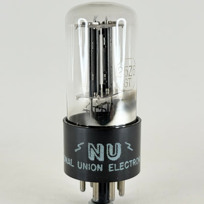 (1) Tested Balanced National Union 25Z6GT Tube with Box Code 5252 Rectifier Tube