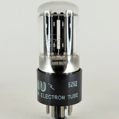 (1) Tested Balanced National Union 25Z6GT Tube with Box Code 5252 Rectifier Tube
