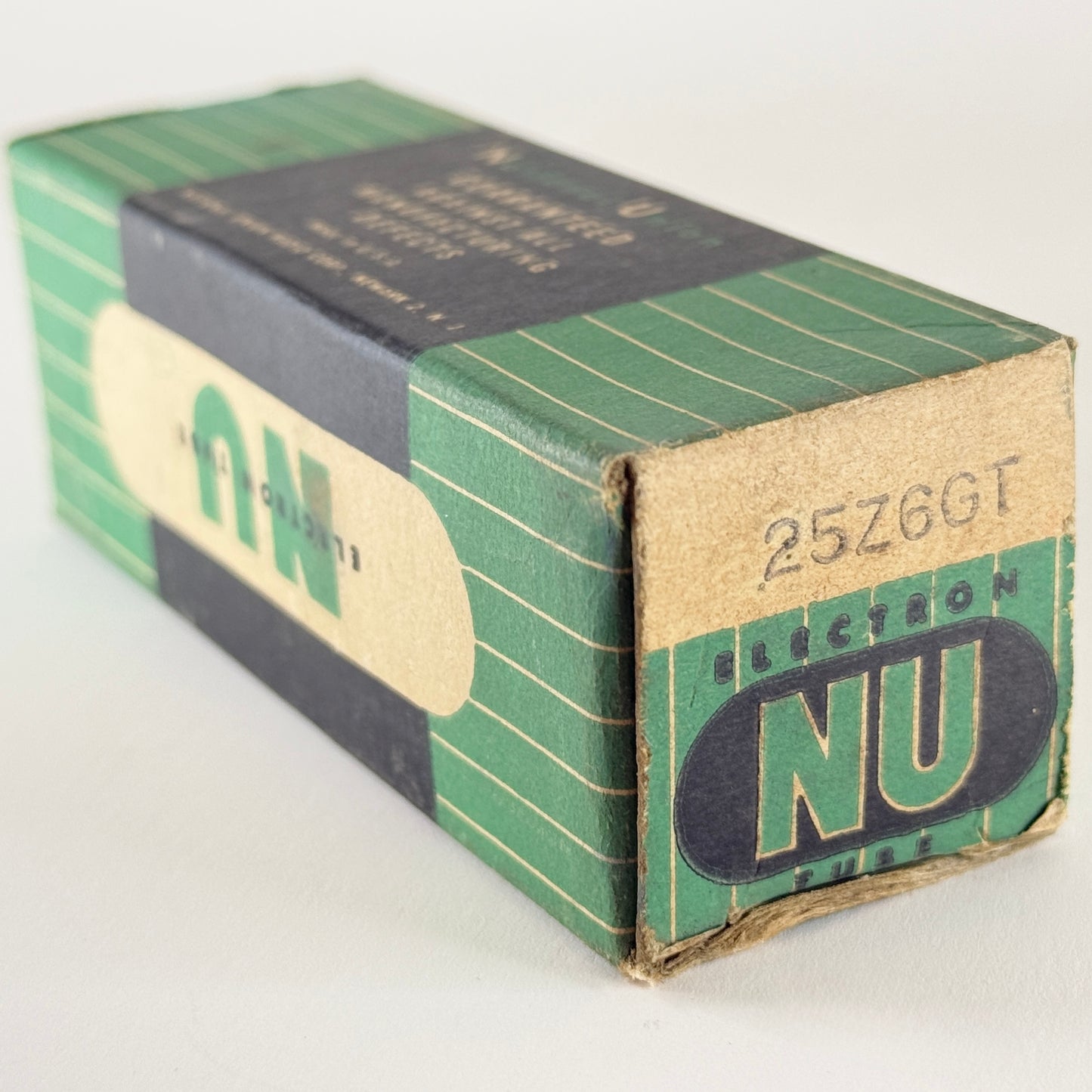 (1) Tested Balanced National Union 25Z6GT Tube with Box Code 5252 Rectifier Tube