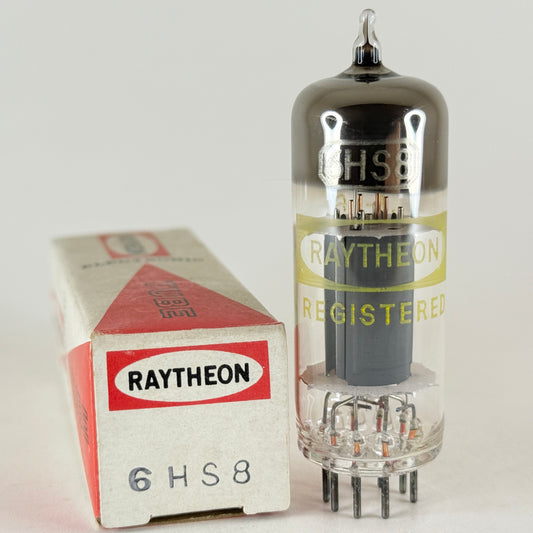 (1) Tested Raytheon 6HS8 Tube with Box Japan Code J-16 Sharp Cutoff Twin Pentode