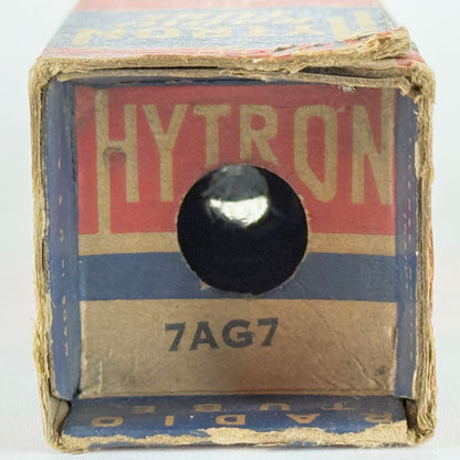 (1) Tested Hytron 7AG7 Tube with Box Sharp Cutoff Pentode Loctal Vacuum Tube