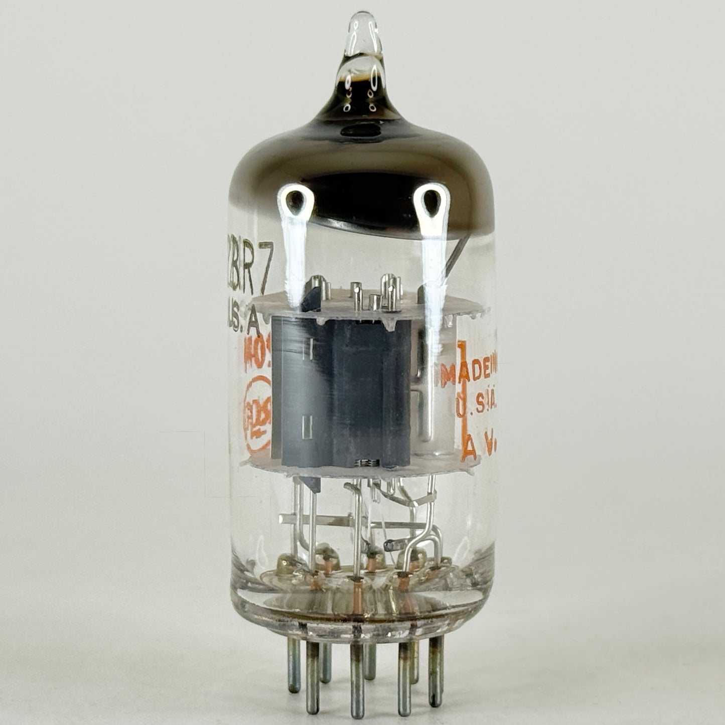 (1) Tested RCA 12BR7 Tube with Box Date Code AV Twin Diode Triode Vacuum Tube