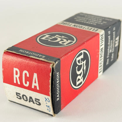 (1) Tested RCA 50A5 Tube with Box Date Code KJ Tube 50A5 Loctal Beam Power Tube