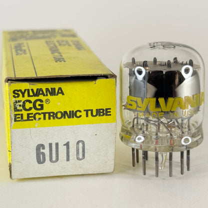 (1) Tested Sylvania 6U10 Tube with Box Date Code ck AFG Triple Triode Compactron