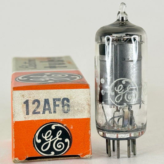 (1) Tested GE 12AF6 Tube with Box Date Code 57-04 General Electric Pentode Tube
