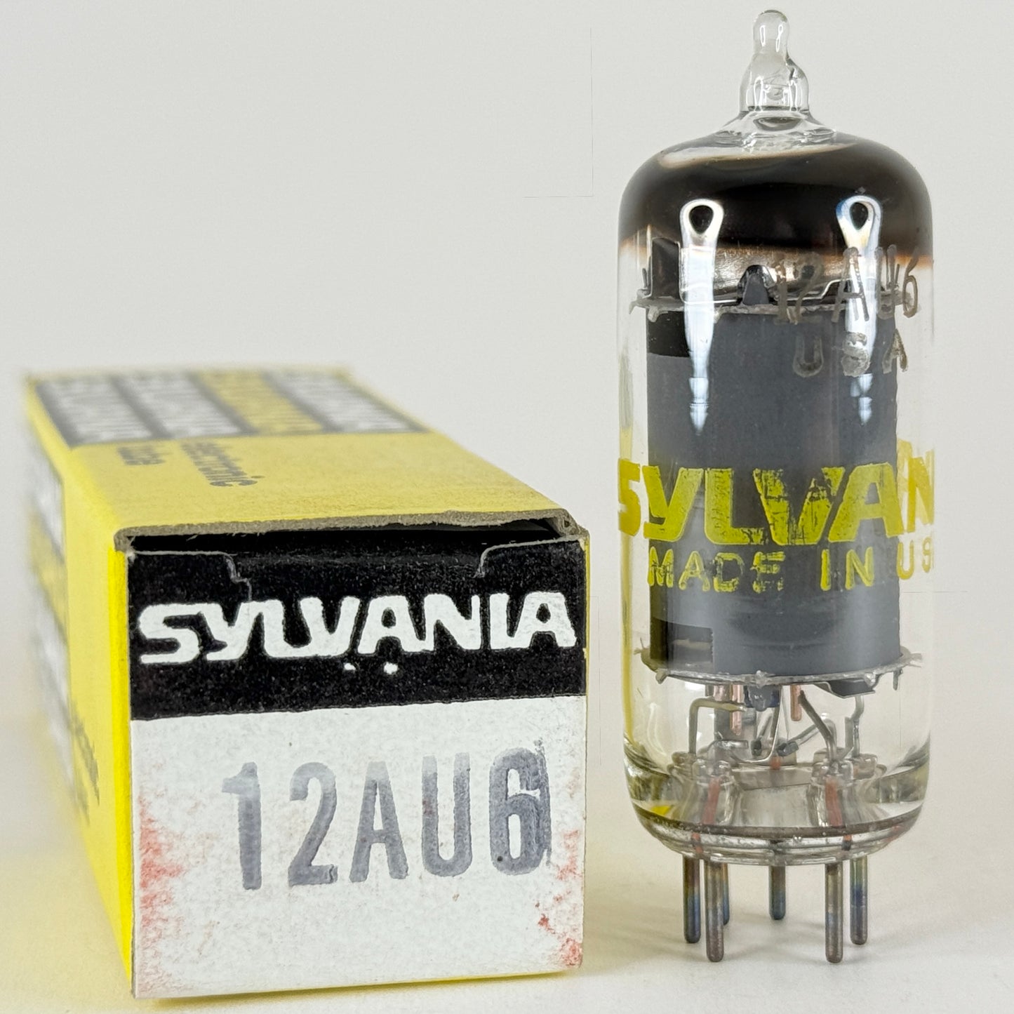 (1) Tested Sylvania 12AU6 Tube with Box Date Code ha ACG Sharp Cutoff Pentode