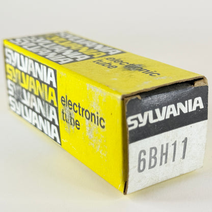(1) Tested Sylvania 6BH11 Tube with Box Code hk AAL Twin Triode Pentode Tube