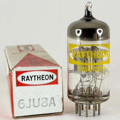 (1) Tested Balanced Raytheon 6JU8A Tube and Box Japan Code HD Quadruple Diode