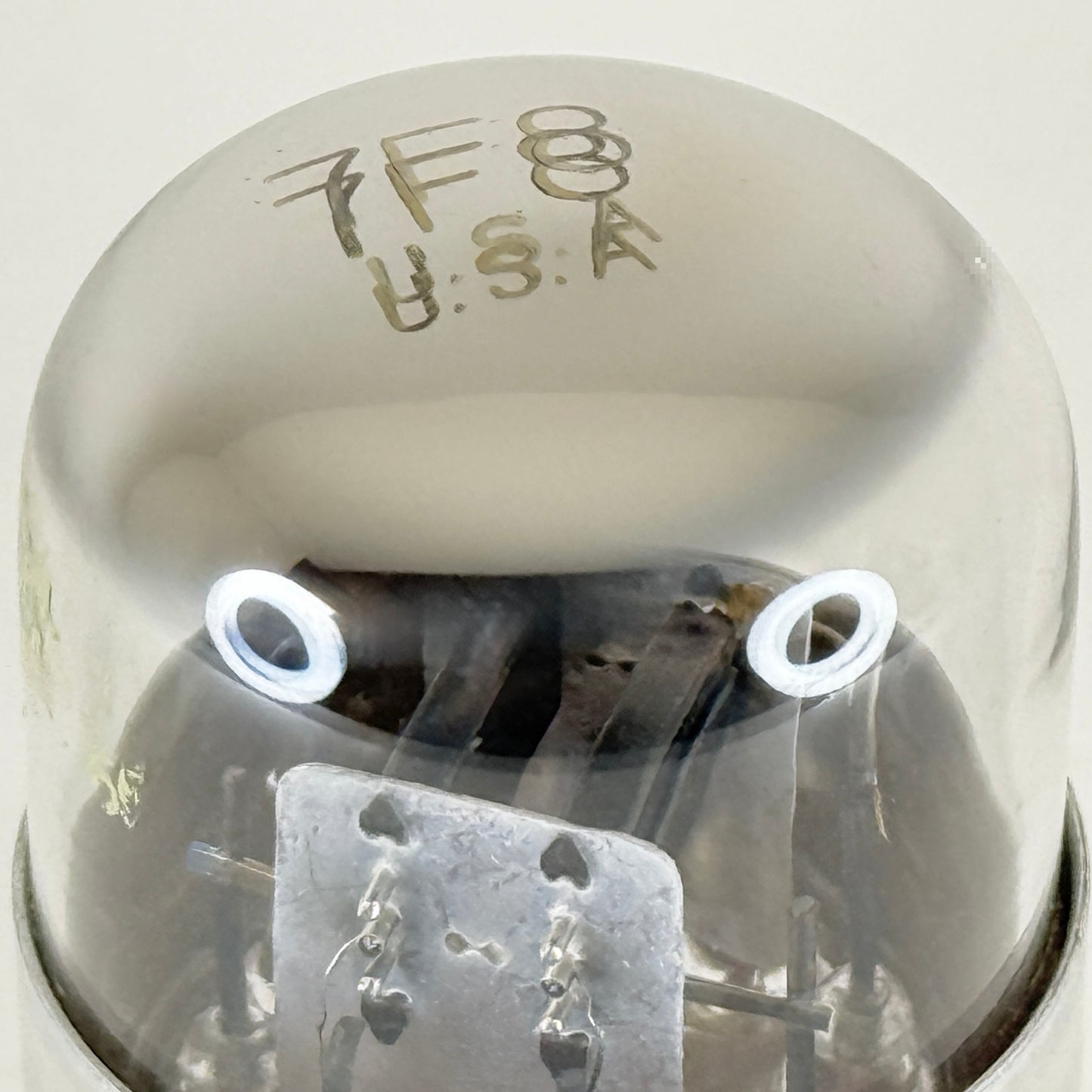 (1) Tested Rad Tel 7F8 Tube and Box Code 1-66 Dual Triode Loctal Vacuum Tube (a)