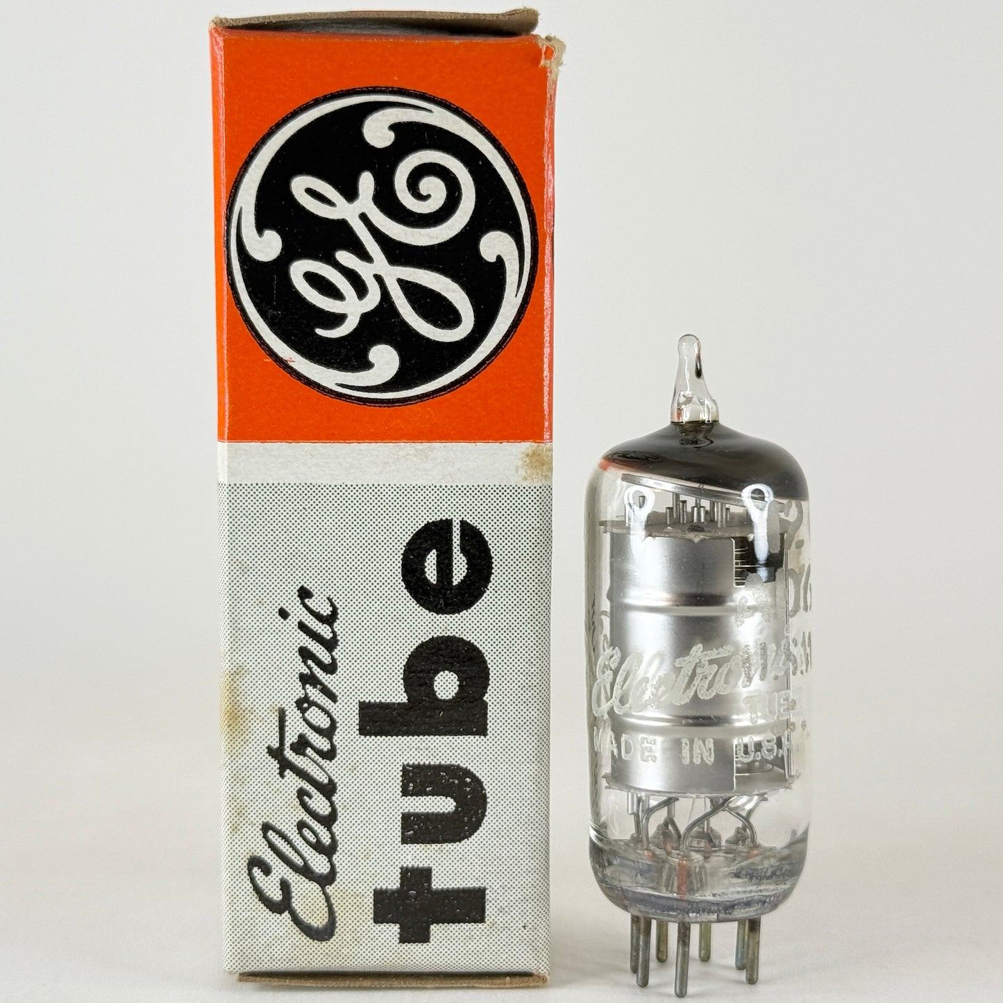 (1) Tested GE 12AD6 Tube with Box Date Code 61-48 General Electric Heptode Tube