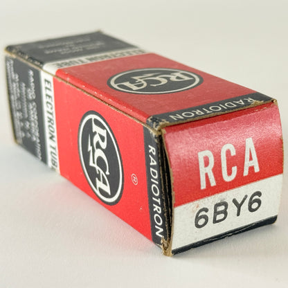 (1) Tested Strong RCA 6BY6 Tube with Box Date Code BK Heptode Vacuum Tube