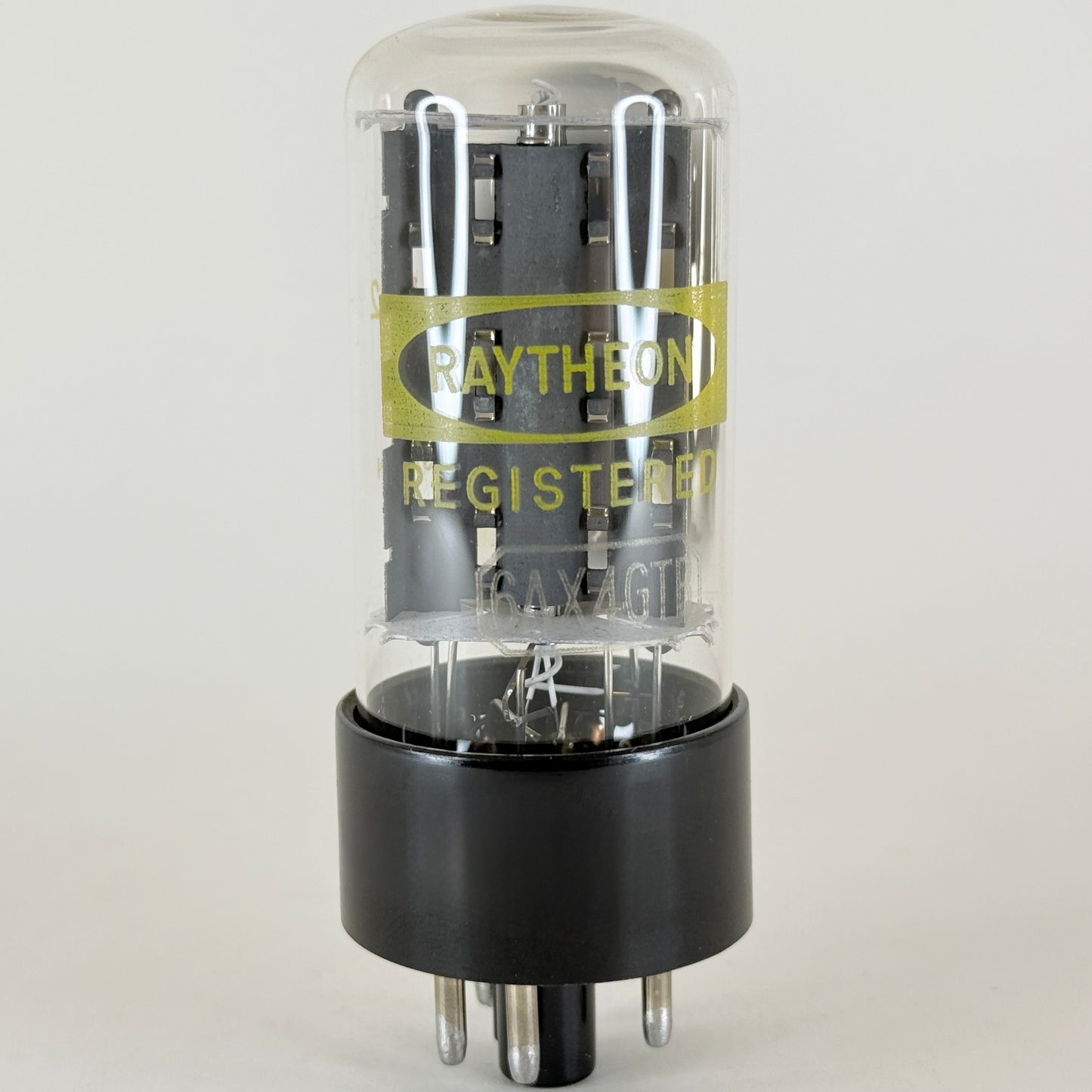(1) Tested Raytheon 6AX4GTB Tube with Box Code J-22 Japan 6AX4 GTB Rectifier (b)
