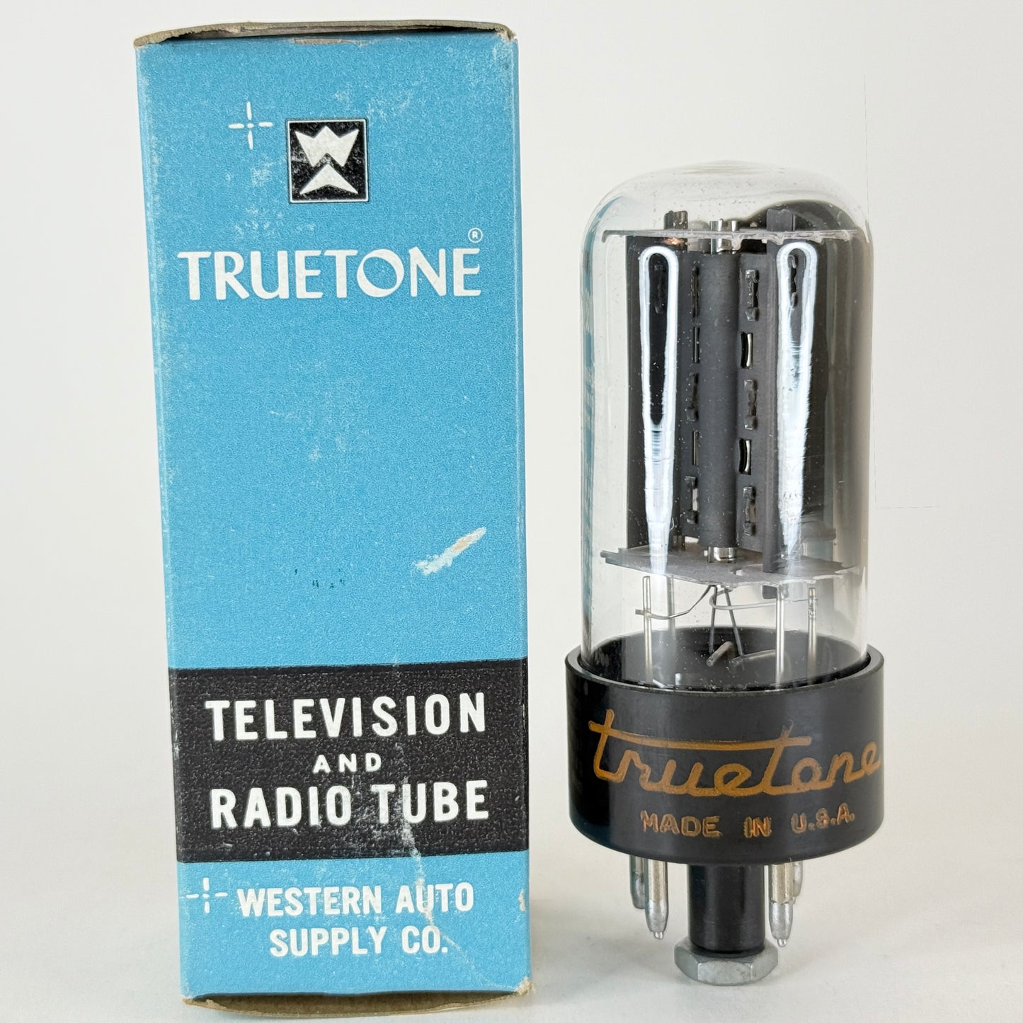 (1) Tested Truetone 6AX4GTB Tube with Box Date Code 6513 6AX4 GTB Rectifier Tube