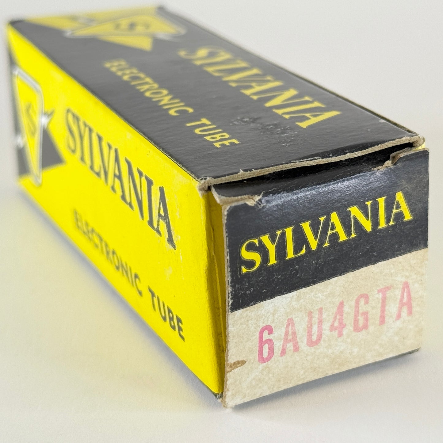 (1) Tested Sylvania 6AU4GTA Tube with Box Code db EJX 6AU4 GTA Rectifier Tube