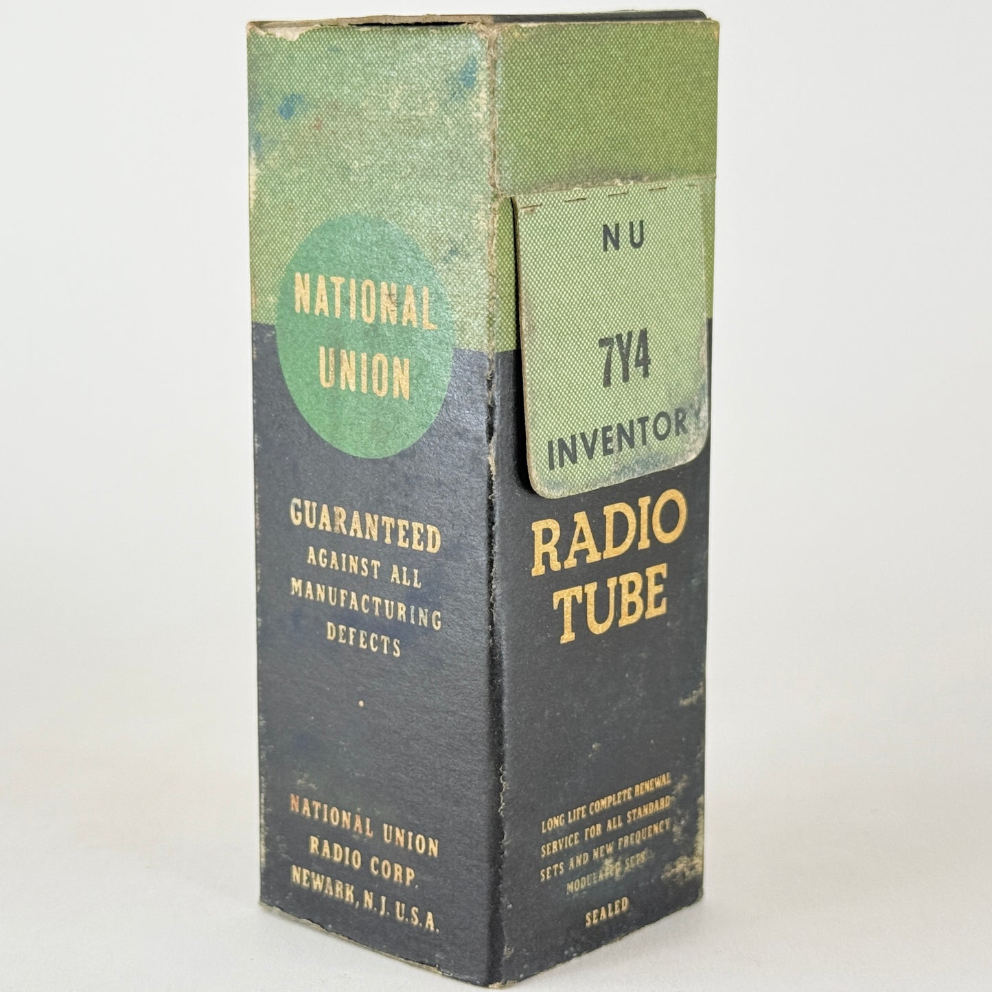 (1) Tested National Union 7Y4 Tube with Box Code HC Loctal Tube Rectifier Tube