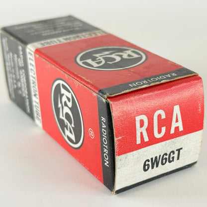 (1) Tested RCA 6W6GT Tube with Box Date Code BU 6W6 GT Power Vacuum Tube