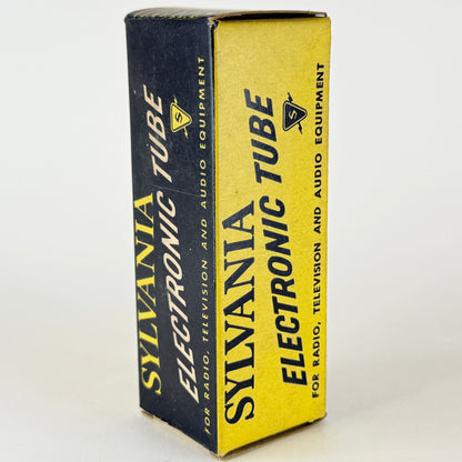 (1) Tested 1955 Sylvania 6W6GT Tube with Box Date Code BL Beam Pentode Tube (a)
