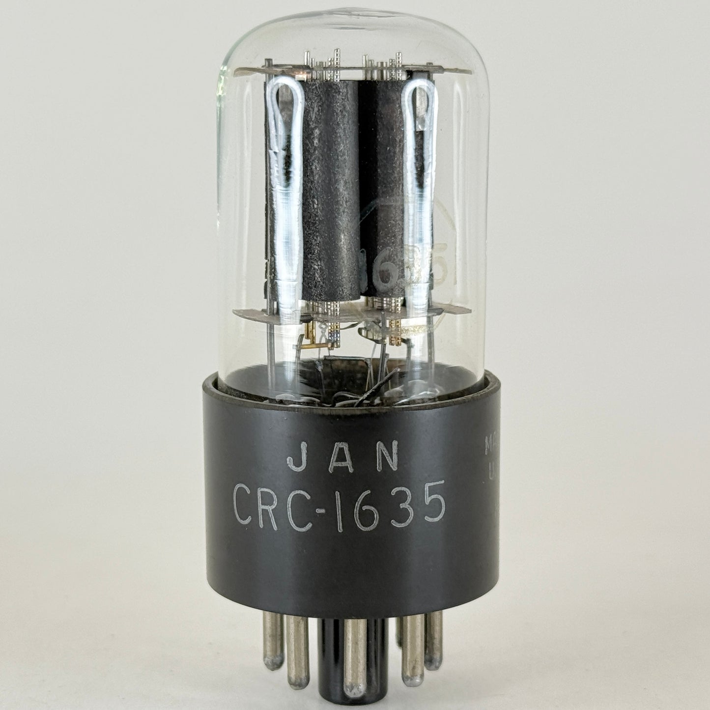 (1) Tested Balanced 1944 RCA JAN CRC 1635 Tube with Box Date Code H3 Dual Triode