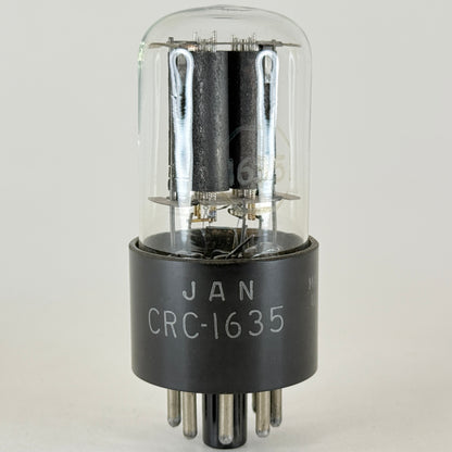 (1) Tested Balanced 1944 RCA JAN CRC 1635 Tube with Box Date Code H3 Dual Triode