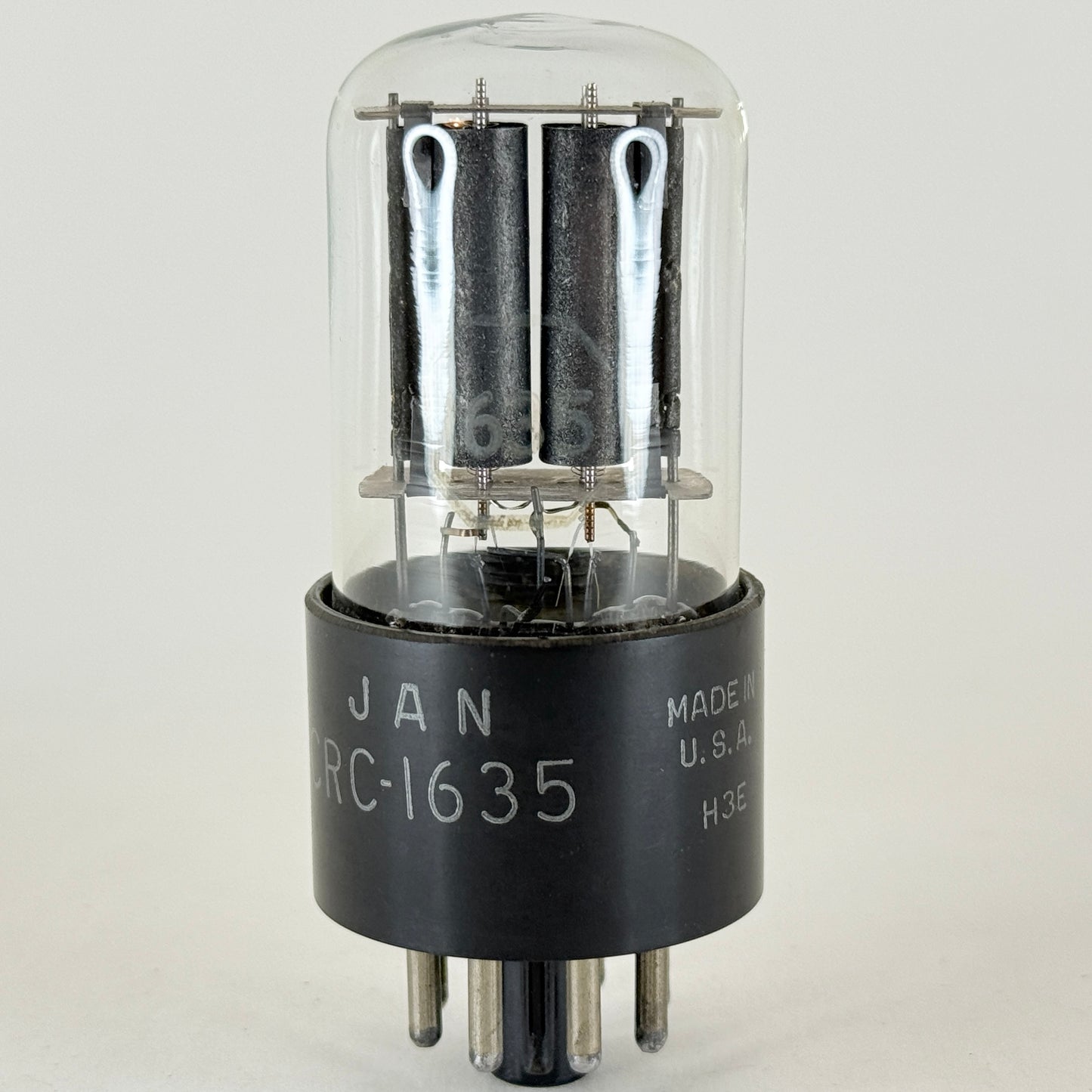 (1) Tested Balanced 1944 RCA JAN CRC 1635 Tube with Box Date Code H3 Dual Triode
