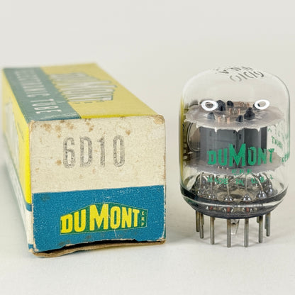 (1) Tested DuMont 6D10 Tube with Box High Mu Triple Triode Vacuum Tube