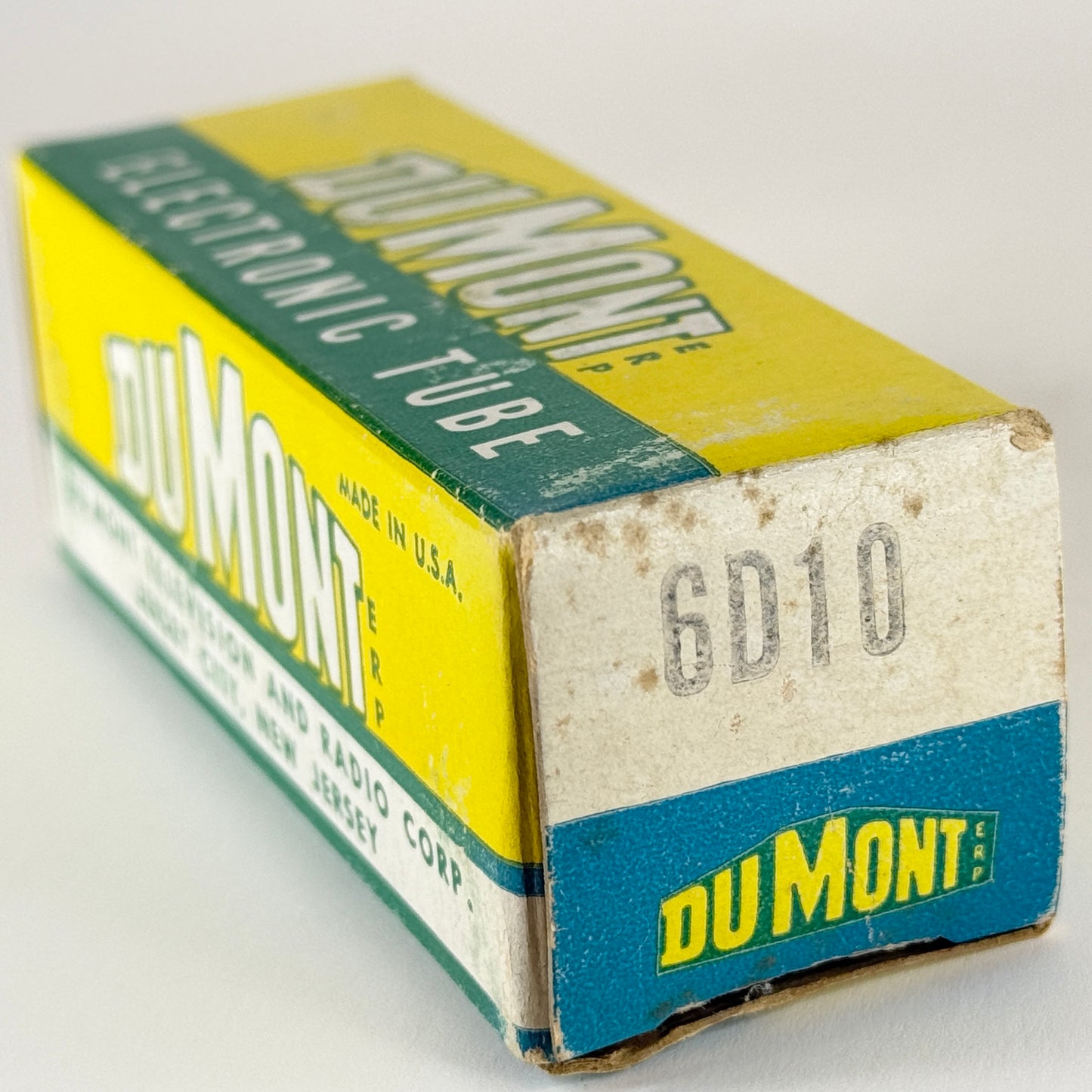 (1) Tested DuMont 6D10 Tube with Box High Mu Triple Triode Vacuum Tube