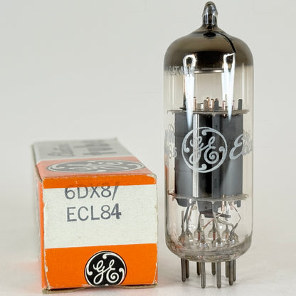 (1) Tested GE Mullard Blackburn 6DX8 ECL84 Tube with Box Etched Code B61L1
