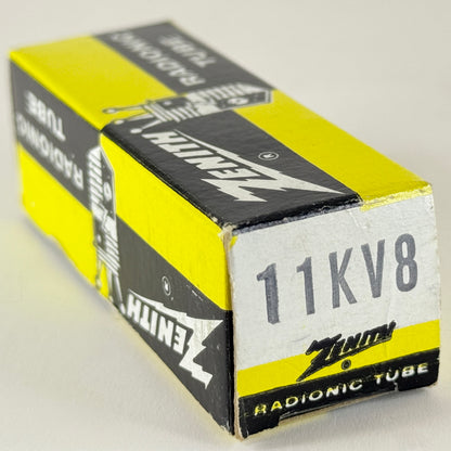 (1) Tested Zenith 11KV8 Tube with Box Date Code 0-39 Sylvania EIA Triode Pentode